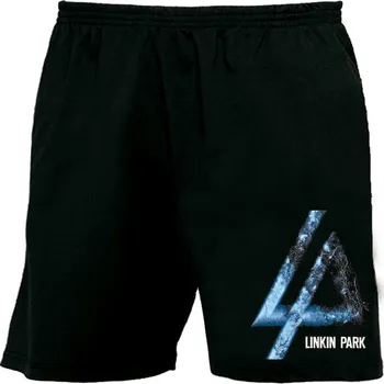 Pánské kraťasy bermudy, kraťasy Linkin Park - Blue Logo