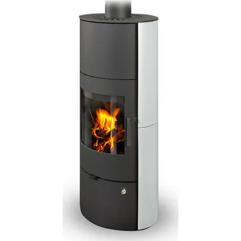 Krbová kamna kamna ROMOTOP EVORA H keramika bílá matná 90002