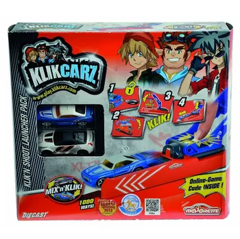 autíčko Majorette Klikcarz Klik´N Shoot Launcher Pack