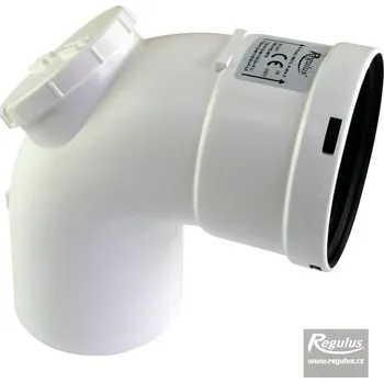 Kouřovod REGULUS Koleno s kontrolním otvorem 90° pr. 80 PP