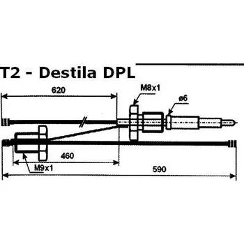 Příslušenství ke kotli Termočlánek Destila DPL