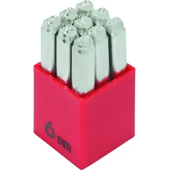 Raznice Ruční razidla ČÍSLA - sada 2mm (zrcadlové) (Ruční razidla ČÍSLA - sada 2mm (zrcadlové))