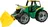 LENA Traktor se lžíci, zelený/žlutý