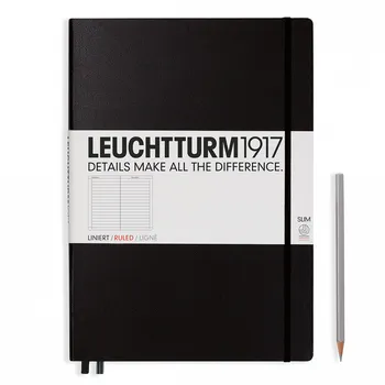 Leuchtturm1917 Master Slim A4+ Black