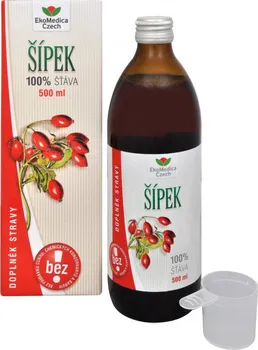 Přírodní produkt EkoMedica Czech Šípek 100% 500 ml