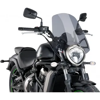 Motodíl Vulcan S 650 (15) plexi Puig 8164H (plexi jemně kouřové ,VxŠ 480x420)