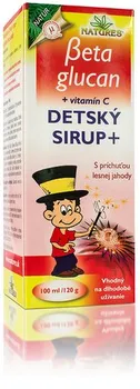 Přírodní produkt Natures Beta Glucan dětský sirup+ 100 ml