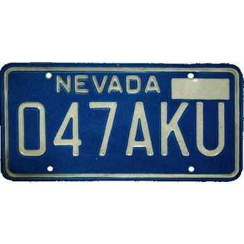 Osvětlení SPZ Nevada Americká SPZ