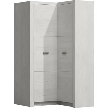 Šatní skříň Skříň rohová kraft bílý INDIANAPOLIS I14