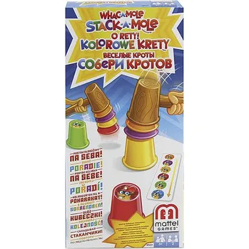 Desková hra Mattel Plácni krtka Srovnej krtky do latě