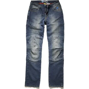 Moto kalhoty PMJ Carolina dámské modré