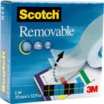 Lepící páska 3M Scotch Removable 19 mm x 33 m, odstranitelná
