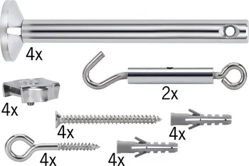 Dekorativní svítidlo Paulmann lankový systém Light&Easy montážní upínací set 4ks 17834