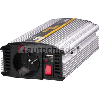 Měnič napětí CARSPA Měnič napětí z 24V DC na 230V AC 600W trvale