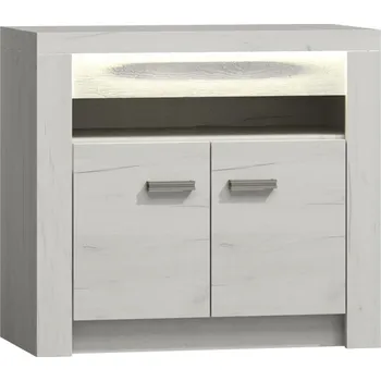 Komoda Komoda dvoudvéřová kraft bílý INDIANAPOLIS I10