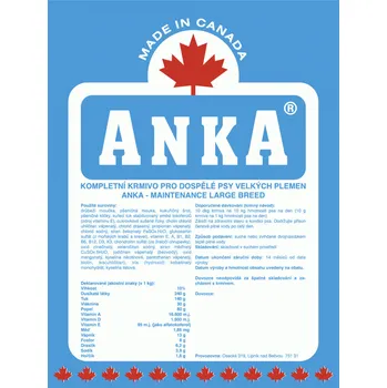 Anka Dog Maintenance Large Breed, 10 kg