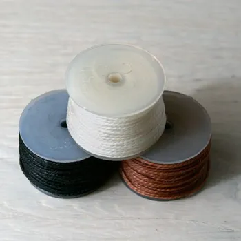 Dratev HNĚDÁ (voskovaná silná niť) na cívce pro automatické šídlo OSBORNE 413-R-BR