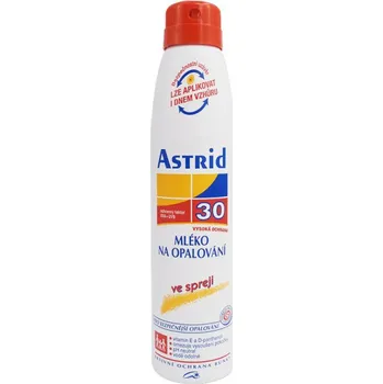 Přípravek na opalování Astrid SPF30 mléko na opalování ve spreji 200 ml