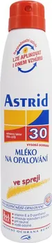 Přípravek na opalování Astrid SPF30 mléko na opalování ve spreji 200 ml