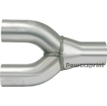 Výfuková trubka Powersprint Y-rozdvojení výfukové trubice, vnější průměr 1 x 89 mm > 2 x 60 mm, délka 240mm