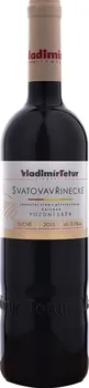 Víno Vinařství Vladimír Tetur Svatovavřinecké 2015 pozdní sběr 0,75 l