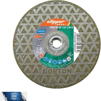 Řezný kotouč 125xM14 mm diamantový brusný a řezací kotouč CLIPPER PRO SURF
