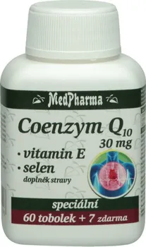 MedPharma Coenzym Q10 30 mg + vitamín E + selen