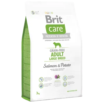 Brit Care Grain free Adult Large Breed Salmon/Potato, 3 kg