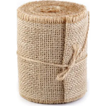 Party dekorace Juta přírodní role 15cm/25m