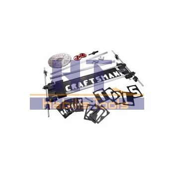 Sada nářadí SET frézovacích šablon MILESCRAFT na frézování písmen a číslic - 204 ks