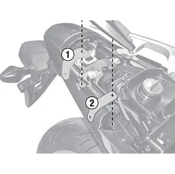 Zavazadlo na motocykl Honda Integra 700 (12-) kit pro samostatnou montáž bočních nosič