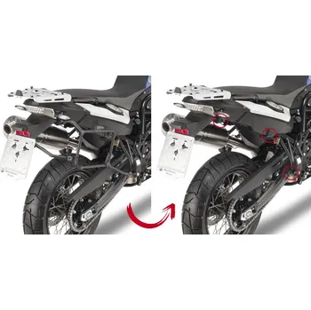Zavazadlo na motocykl BMW F 700 GS (13-) demontovatelný boční nosič GIVI PLR5103 pro k