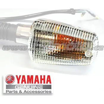 Osvětlení pro motocykl Sklo do blinkru čiré pravé přední, levé zadní - originál Yamaha