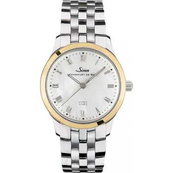 Hodinky Sinn 434 St GG Perlmutt W kovový náramek