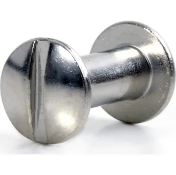 Vrut Šroub knihařský nikl - M4x20mm