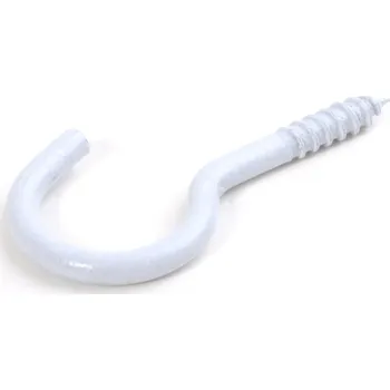 Vrut Hák s vrutem bílý lak - 50/3.6/19mm