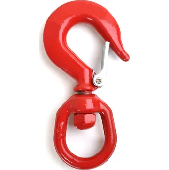 Páčidlo Hák s otočným okem pevnostní červený - 3t