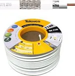 Kabel koaxiální Televes T-100 Cu 2126 / 100m / 6,6 mm