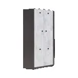 JUREK Rohová šatní skříň Tommy TM4