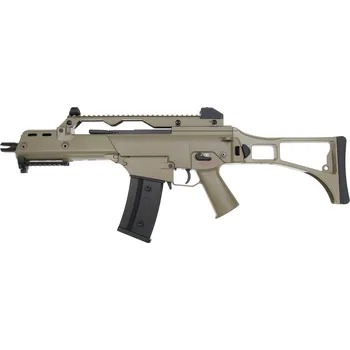 Airsoftová zbraň G36C, gen. 2, TAN, Jing Gong, JG0638T