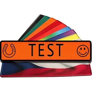 Jmenovka na stůl Jmenovka oranž