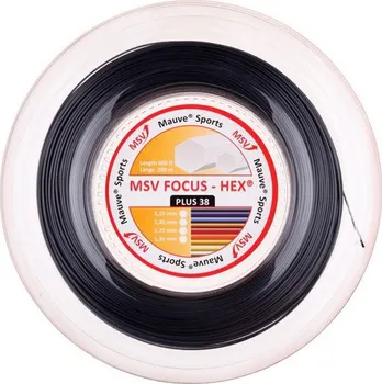 Struna na výplet tenisové rakety MSV Focus HEX Plus 38 černá 200 m
