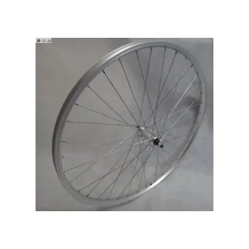 Zapletené kolo Zapletené kolo 559 přední jednostěnný ráfek stříbrná