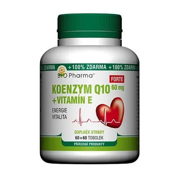 Bio Pharma Koenzym Q10 + Vitamin E Bio Pharma Koenzym Q10 + Vitamin E
