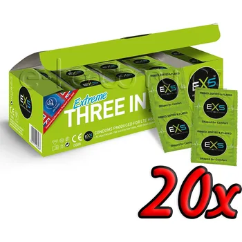 Kondom EXS Extreme 3in1 20ks