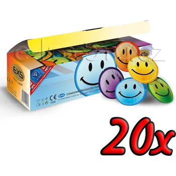 Kondom EXS Smiley Face 20ks