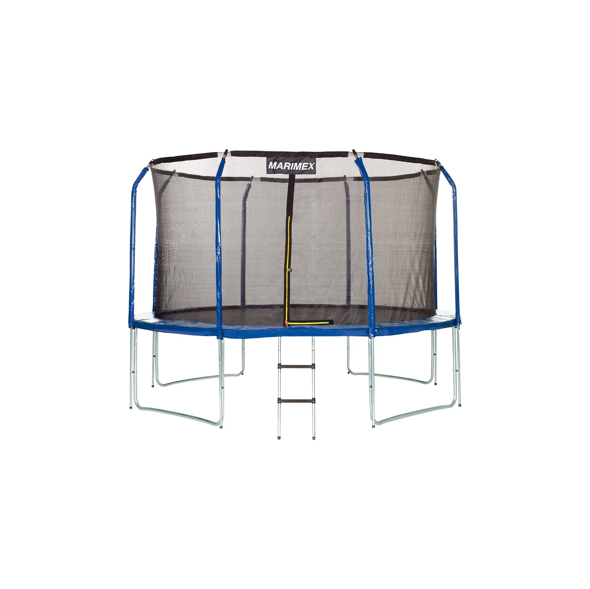 Fotografie 1 - Trampolína Marimex Standard 366 cm modrá + ochranná síť + schůdky