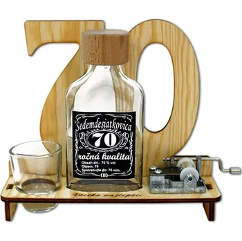 Značka na výročí 70 let s flašinetem SK