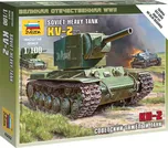 Zvezda 6202 soviet tank KV-2 1:100