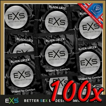 Kondom EXS Black Latex 100ks
